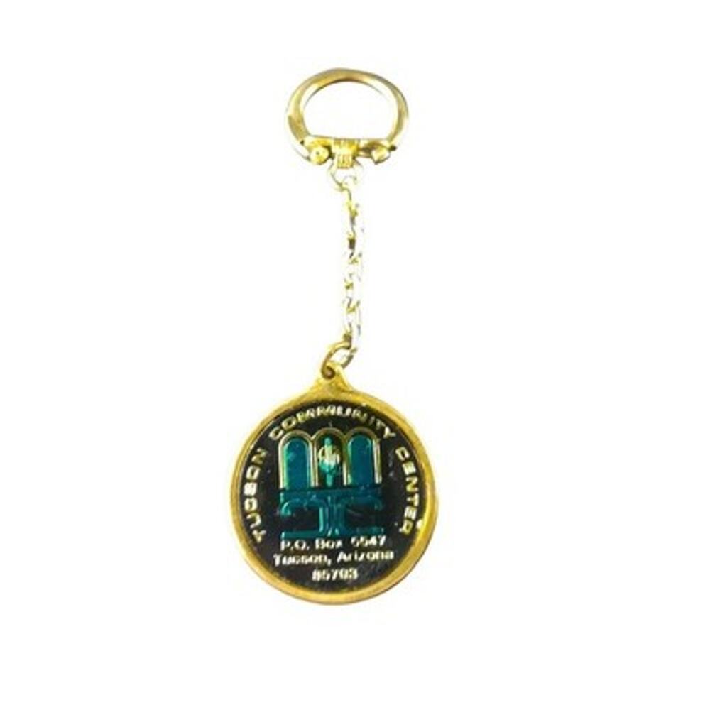 Tucson Community Center Tucson Arizona Keychain Postal Return